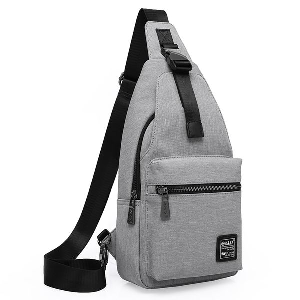 

2019 kaka casual waterproof shoulder bag korean style unisexn chest pack fashion crossbody bags black women messenger bags