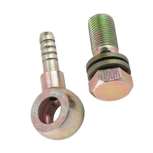

fittings 2pcs/set motorcycle oil cooler m12x1.25mm refit durable oil cooler screw access replaces high quality