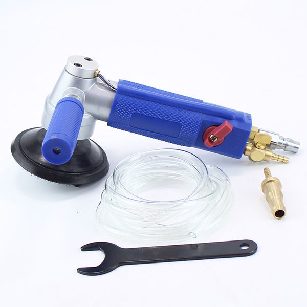 

3 inch 4 inch water injection pneumatic water mill professional pneumatic sander air wet polishing machine