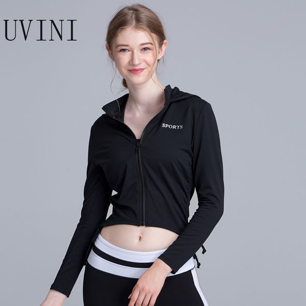 

winter autumn coats long sleeve yoga hooded women fitness clothes zipper running jacket for women gym workout sportswear, Black;red