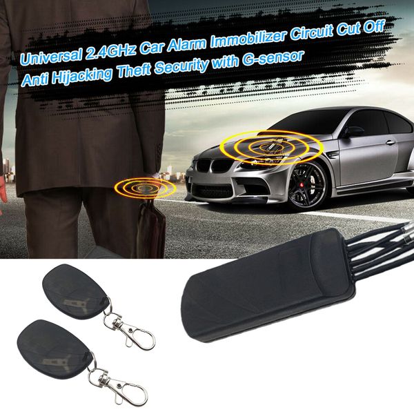 

2.4g remote control car engine immobilizer security compatible anti theft starter accessories circuit cut off alarm system