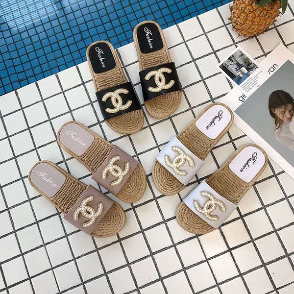 

Luxurys бренд Ms мужской досуг г слайд женские премиум кожаные летние уличные сандали