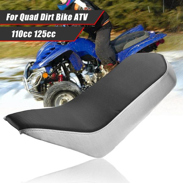 

durable black vinyl foam seat for 110cc 125cc racing style quad dirt bike atv 4 wheeler