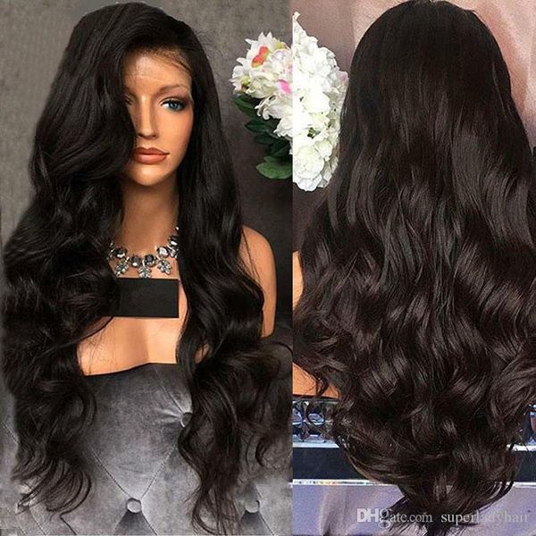 Women S Front Lace Frontal Hairpieces Synthetic Wig Long Hair