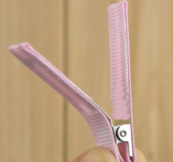 

60pcs 1.9" diy hair accessories all fully covered ribbon lined double prong flat hair clips for baby girl bows flower headwear fj3207, Slivery;white