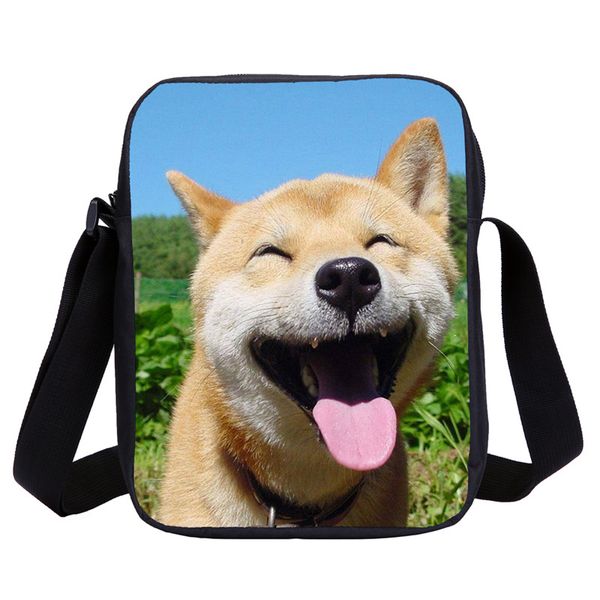 

mini crossbody bags for boys girls funny cute animal shiba inu 3d printing messenger bags kids sling bag shoulder bag sac a main