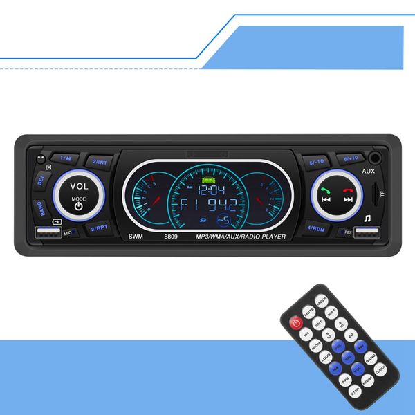 

radio remote control mp3 player 1 din car radio bluetooth car audio aux/tf/usb fm auto phone charging music stereo