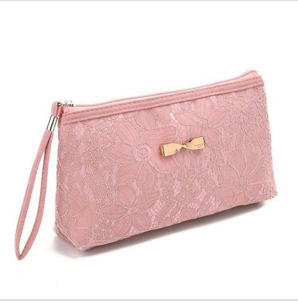 

new women lady bag travel cosmetic bag purse handbag make up polyester printing zipper liner organiser