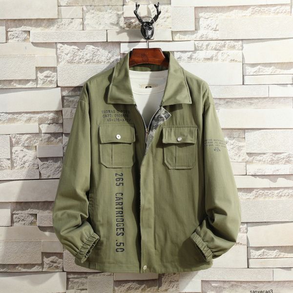 

mens designer pure cotton coat all-match jacket fashion brand tooling, Black;brown