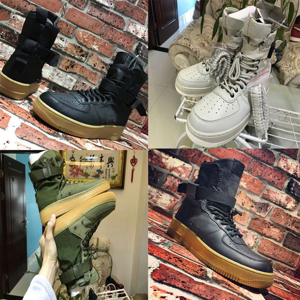 

wholesale special field one 1 faded olive gum light brown beige linen high boots men women running shoes sports eur 36-45