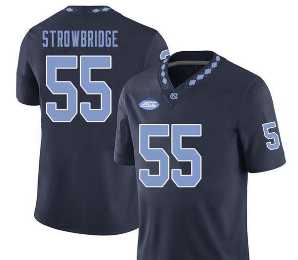 

дешевые темно-синий белый unc tarheels джейсон строубридж #55 реальная полная вышивка колледж джерси размер s-4xl или обычай любое имя или н, Black;red