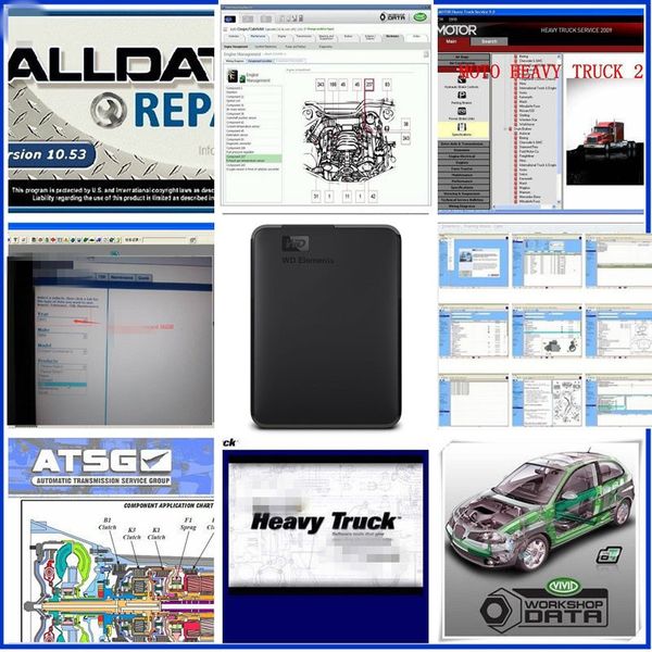 

alldata 2020 auto repair soft-ware all data v10.53+mi-tchell + heavy truck+atsg 46 in1 1tb hdd for all cars & trucks