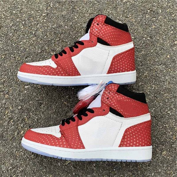 

Shadow Chicago Crystal Basketball Shoes 1s Spider Man New Designer Fashion Streets Mens Women Trainer Sports Sneakers