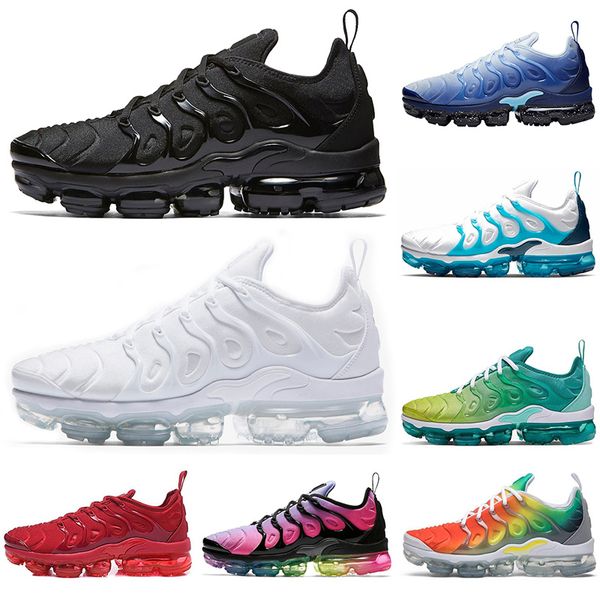 

nike air vapormax 2020 новый tn plus лед синий мужчины женщины кроссовки лимон лайм быть истинным тройной черный белый радуга открытый мужск