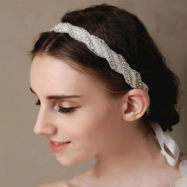 

luxury rhinestone hairband handmade crytal tiara headband women birthday party tiara wedding bridal hair jewelry accessories vl, Golden;white