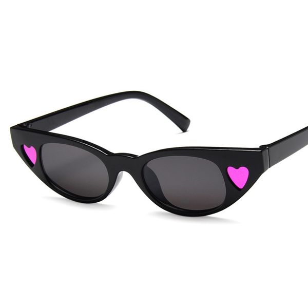 

vidano optical women sunglasses cateye love shaped designer glasses classic cat eye fashion sunglass oculos de sol, White;black