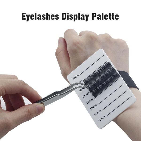 

new arrival white acrylic eyelash extension display plate lash palette palette