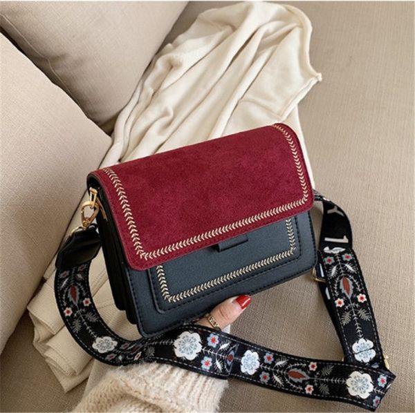 

designer luxury shoulder bag young girls' satchel fashion cross satchel small newset square korean retro broadband shoulder bag flowers