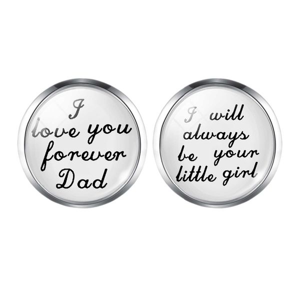

wedding cufflinks custom men cufflinks father brother groomsman gift the is yet to be grow old with me, Silver;golden