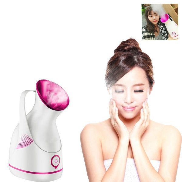 

facial steamer - nano ionic facial steamer warm mist moisturizing face steamer home sauna spa, pores cleanse clear skin cares