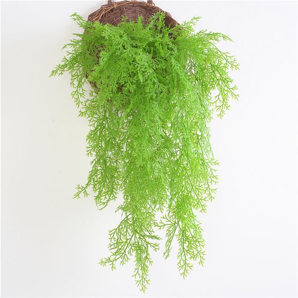 

artificial flowers vine green leaf fake plant artificial plants green garland indoor home wedding party decoration