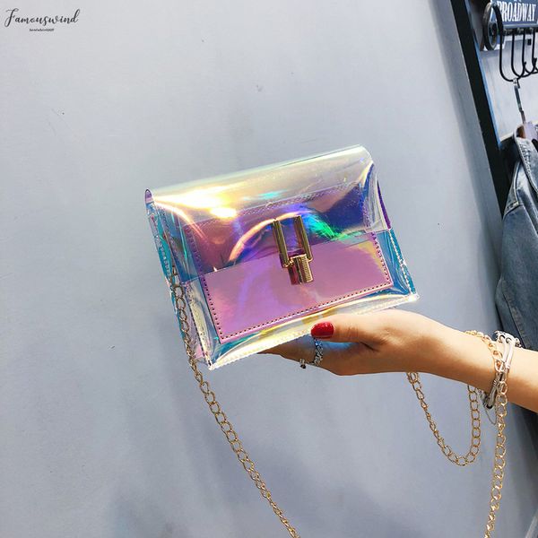 

crossbody сумки женщины 2020 laser прозрачные сумки плеча способа сумка пвх водонепроницаемый мешок пляжа 1024