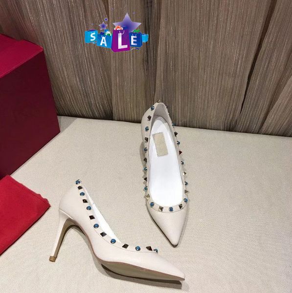 

брендовая обувь женщина высокие каблуки насосы высокие каблуки женская обувь свадебные насосы 8.5 см, Black