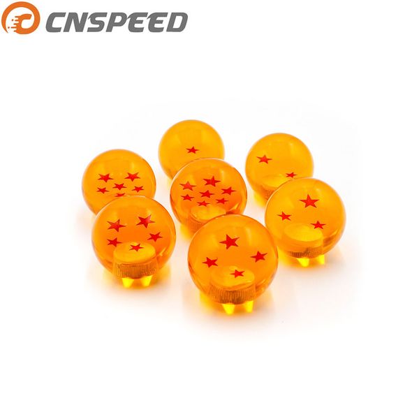 

m10x1.5 universal racing gear shift knob diameter 1- 7 stars amber dragon yc100249