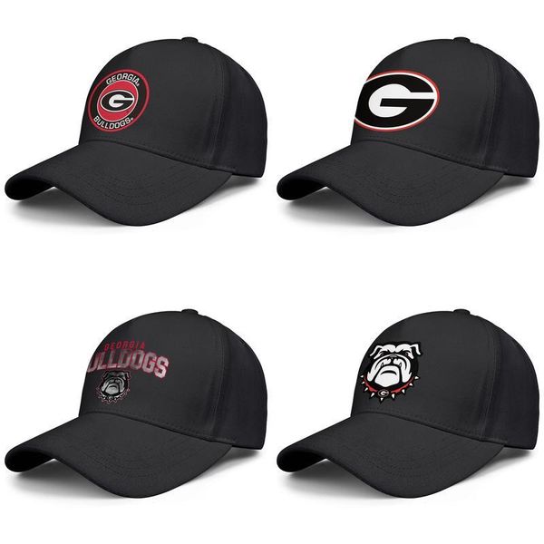 

грузия бульдоги logo черный для мужчин и женщин бейсболки дизайн дизайнер пользовательских создавать свои собственные моды пользовательских, Blue;gray