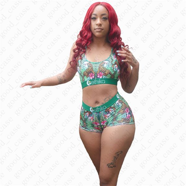 

wmen summer brand swimsuit design print outfits tankini sets bar+shorts 2 pieces tankinis sets fashion female bikini swimwear d51902, White