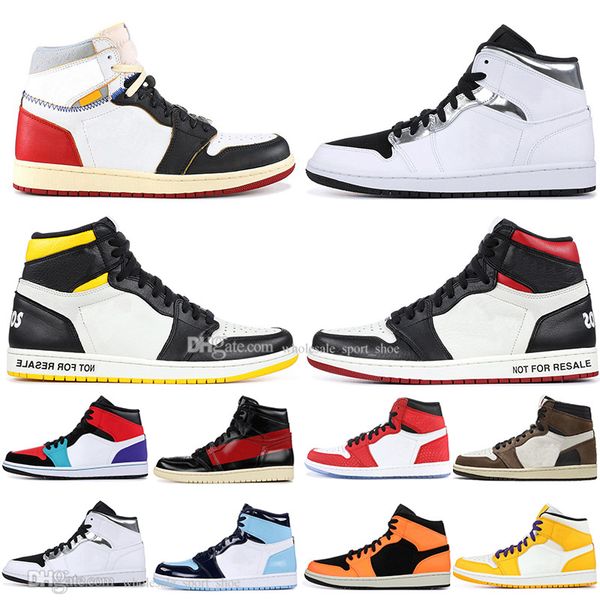

With Box 1 High OG Travis Scotts Spiderman UNC Mens women Basketball Shoes Homage To Home Royal Blue Boys Men Sports Designer Sneakers