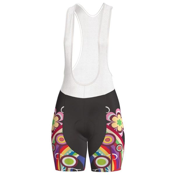 

hirbgod new women comfortable breathable bicycle bib shorts black flower shirt team cycling shorts bike short pant,tyz098-03