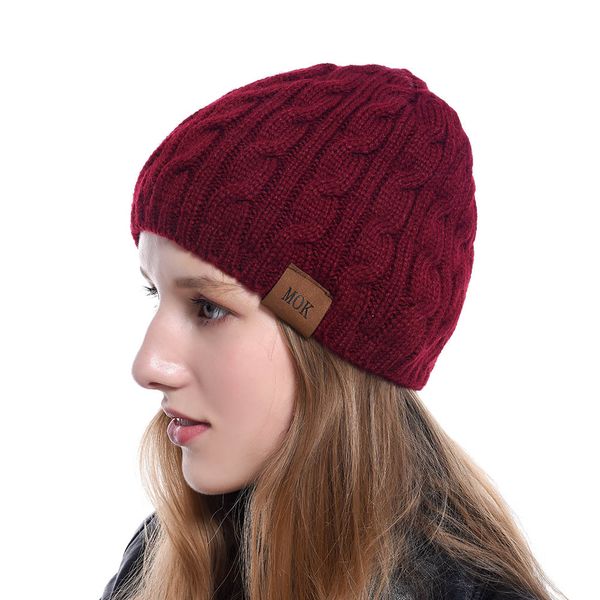 

2019 fashion winter warm hats for women wool knit crochet hat autumn spring female men beanie cap ski cap wholesale, Blue;gray