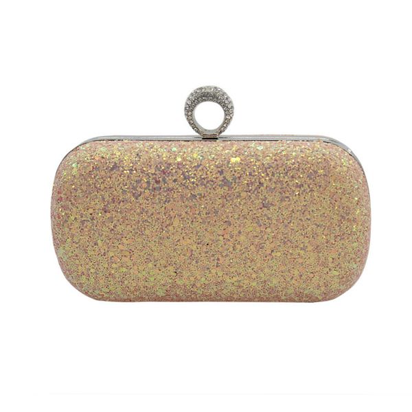 

pink sugao designer women evening bags clutch bags bhp sequin dinner bag wild ring clutch bag flashing dinner bag