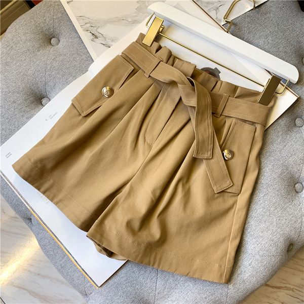 

women's shorts summer women short pants casual with zipper, White;black