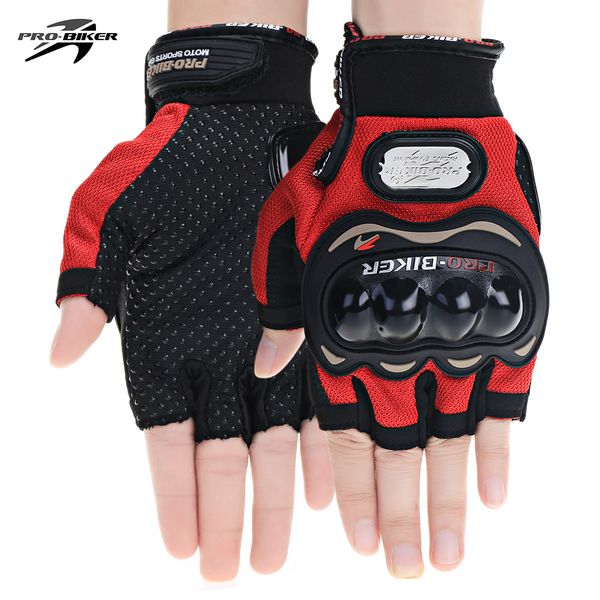 

probiker mcs - 04c motorcycle gloves motorbike powersports heavy duty anti-slip motocross racing gloves biker, Black