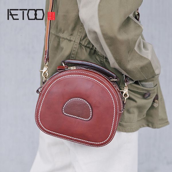 

aetoo ручной кожаный мешок для женщин, кожа ретро одного плеча мешок, случайные мешок универсальный кросс тела для женщин