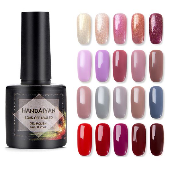 

shimmer nail gel polish nail art diy design long-lastig soak-off lacquer base manicure uv gel 88