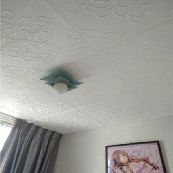 3d Stereoscopic Wall Stickers Self Adhesive Ceiling Stickers Ceiling Decorated Rooftop Roof Decorated With Foam Wallpaper Wall Decals And