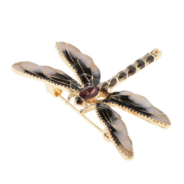 

dragonfly animal alloy pin brooches women wedding party jewelry gifts, Gray