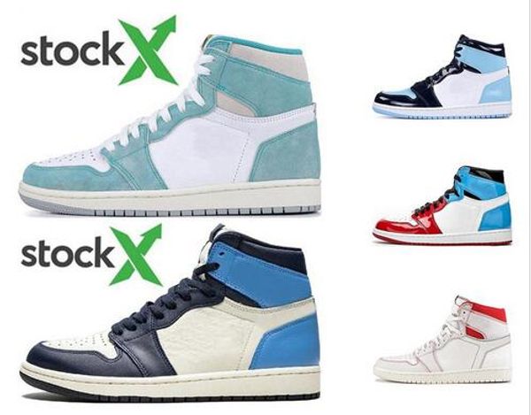 

2020 stock x mens basketball shoes 1s turbo green twist obsidian unc fearless phantom 1 backboard phantom gym red sport sneaker trainer