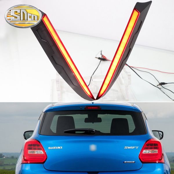 

for swift 2018 2019 sncn led rear trunk lamp braking lights driving lights rear fog lamp accessories