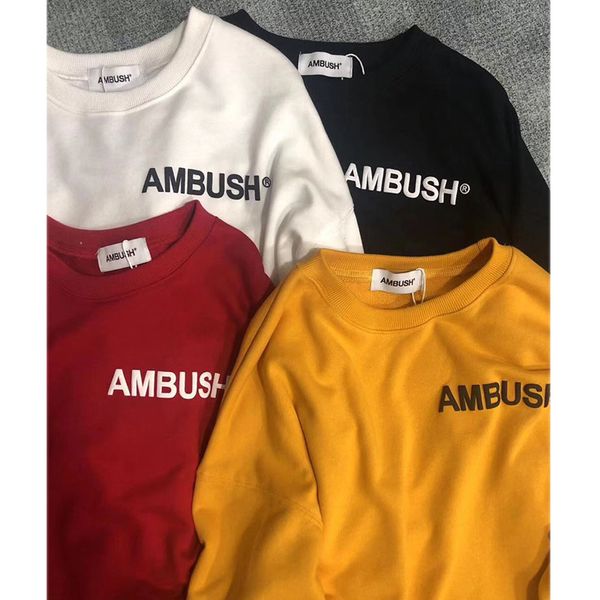 

хип-хоп засада толстовки запад повседневная классическая засада пуловер япония осень зима 3d печать пуловер толстовки, Black