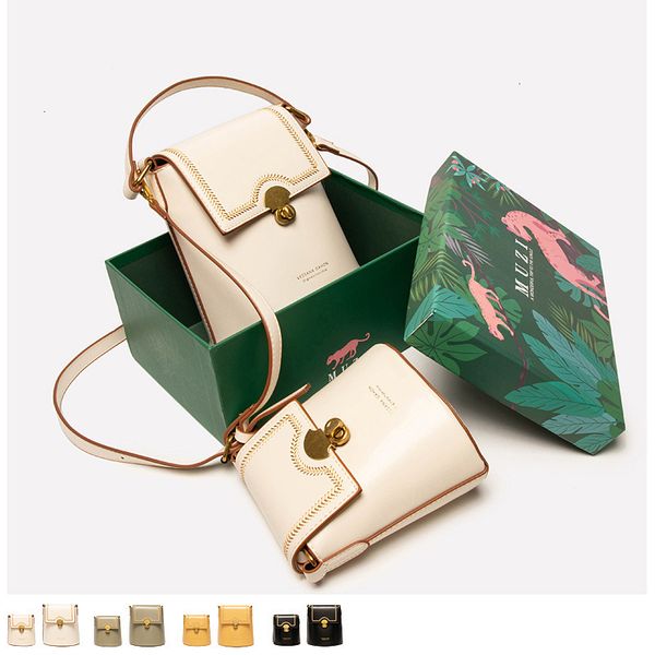 

2pcs women different size new totes handbags woman solid color bucket leather bag female phone purse bolsa feminina sac