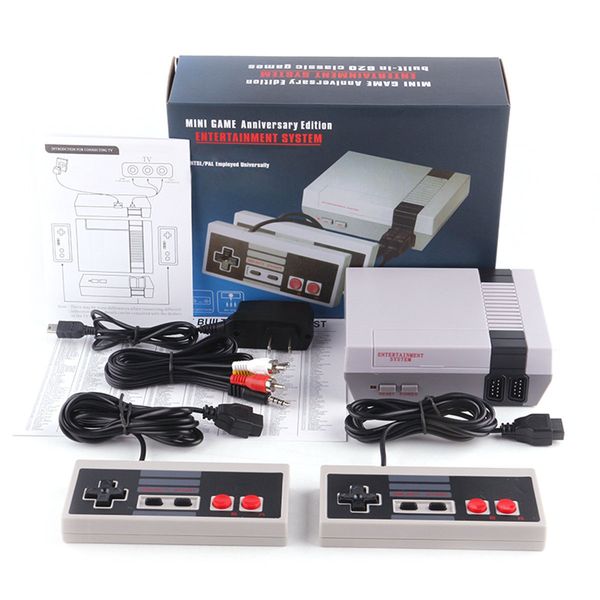 

new arrival retro classic mini tv can store 620 500 game console video handheld for nes games consoles with retail boxs dhl