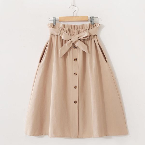 

women skirts pleated skirt vintage fresh skirt women pleated belt button girl casual black solid sweet a line short skirts 2019