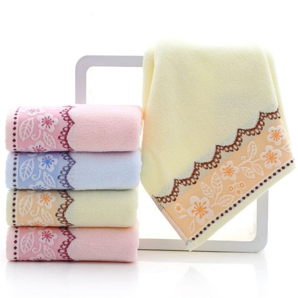 

factory direct cotton thickened 32 strands of jacquard towel long staple cotton absorbent plum towel