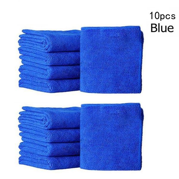 

5/10x microfiber car wash towel soft cleaning auto car care detailing cloths wash towel duster 25*25cm
