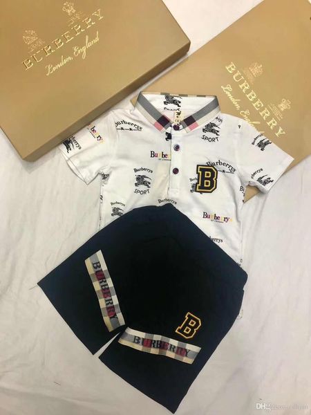 

2019детская одежда для детей из чистого хлопка Easy Leisure Time Одежда из двух частей Set016 #