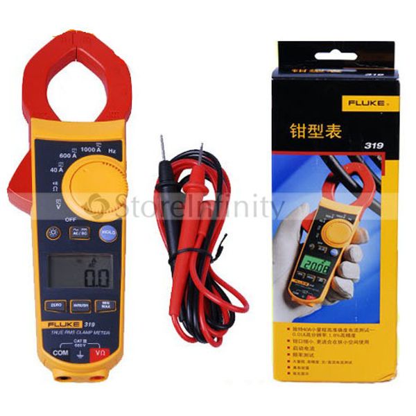 

fluke 319 true rms clamp meter 37mm frequency w/case ing